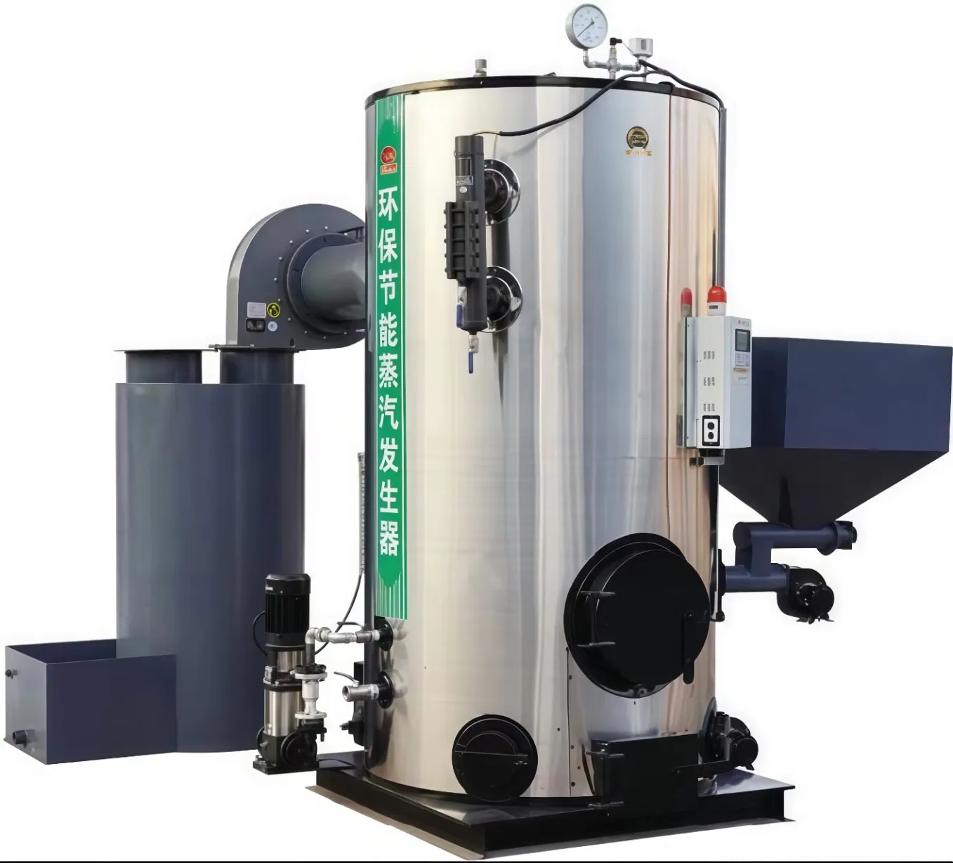 Gerador vapor biomassa vertical ZFQ - Caldeira vapor - foodmachtech